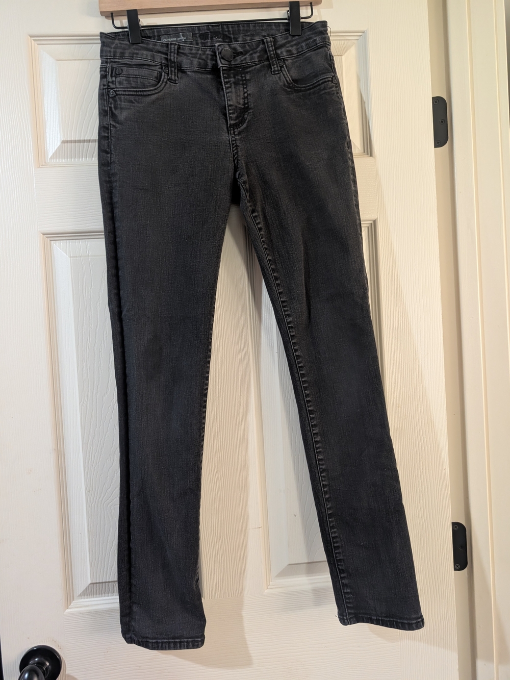Kut Charcoal Black Skinny Jeans